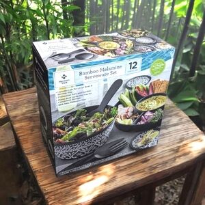 Members Mark 12-Piece Bamboo Serveware